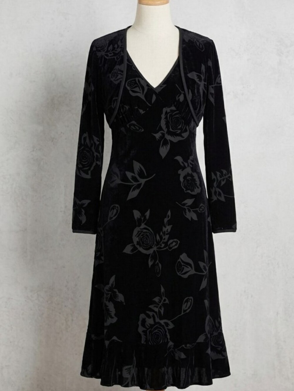 🖤 Vintage Robin Kay Whimsy Goth Velvet 2-Piece Set 🖤